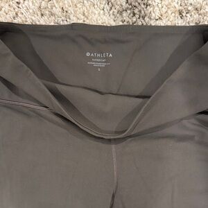 Athleta Charcoal High-Waist Performance elation capri large